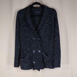 Creazioni Effeci Acrylic Winter Outdoor Fall Casual Knit Button Down Sweater